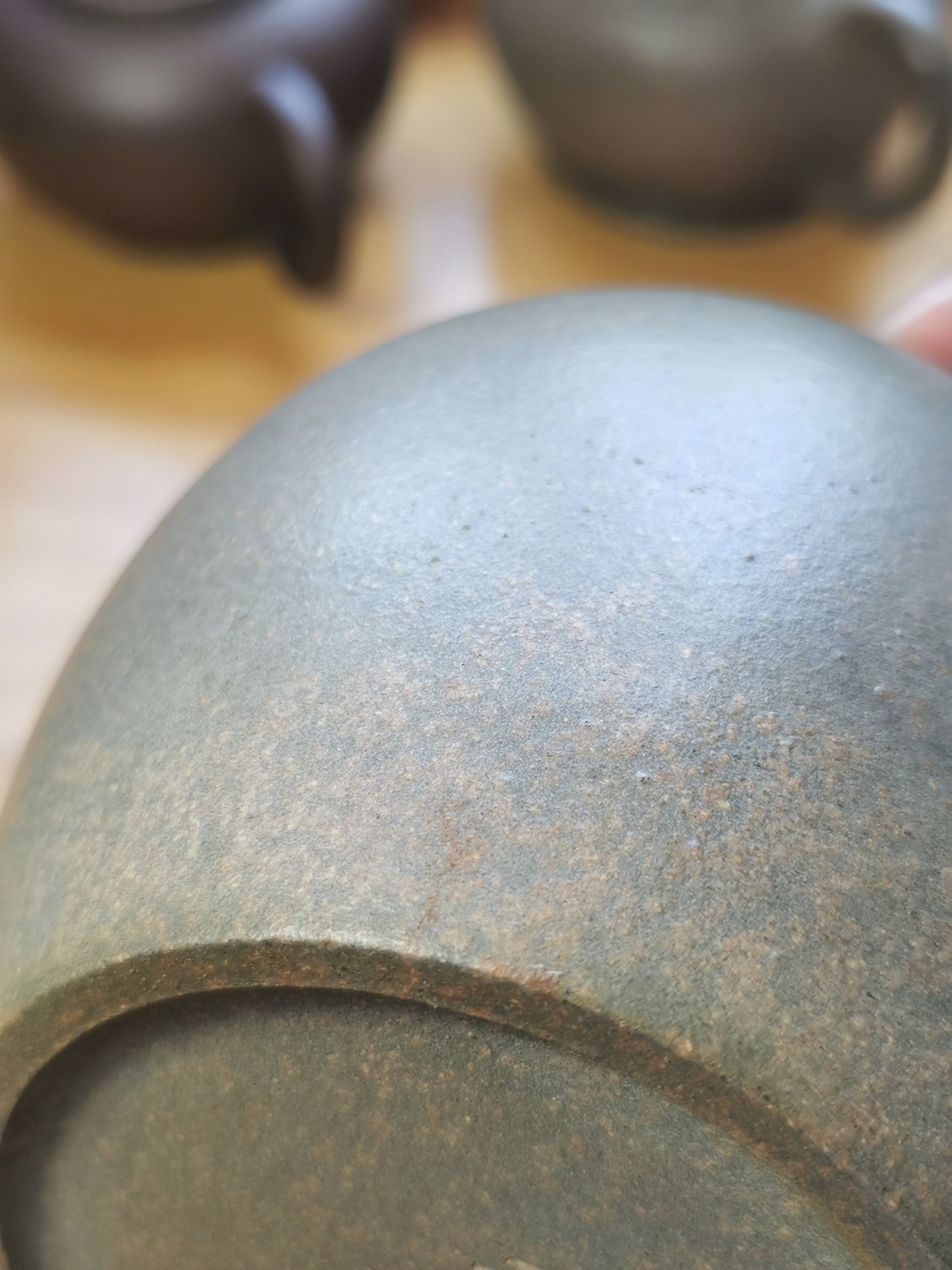 05 Ding’s Flamed Round Ruyi Pot 丁家清代料 窯變大彬如意壺