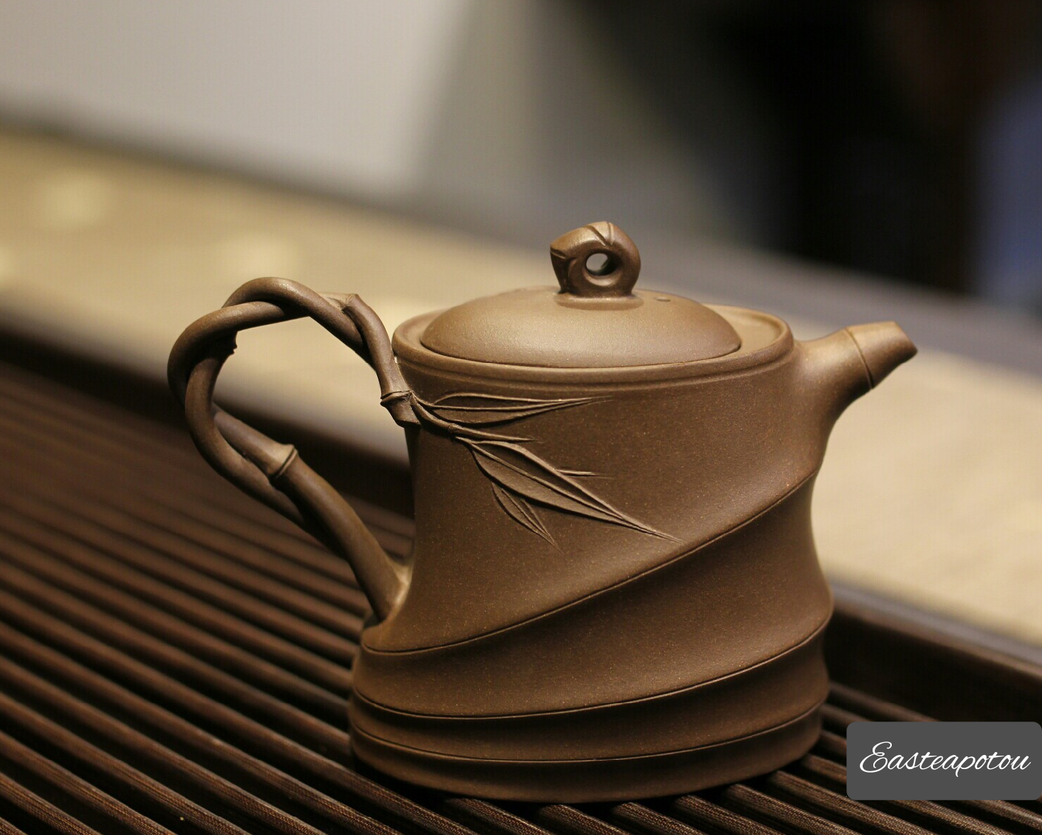 80s No.1 Factory Yixing Teapot Ting Zhu 早期廠壺挺竹– Buyehou Teahouse