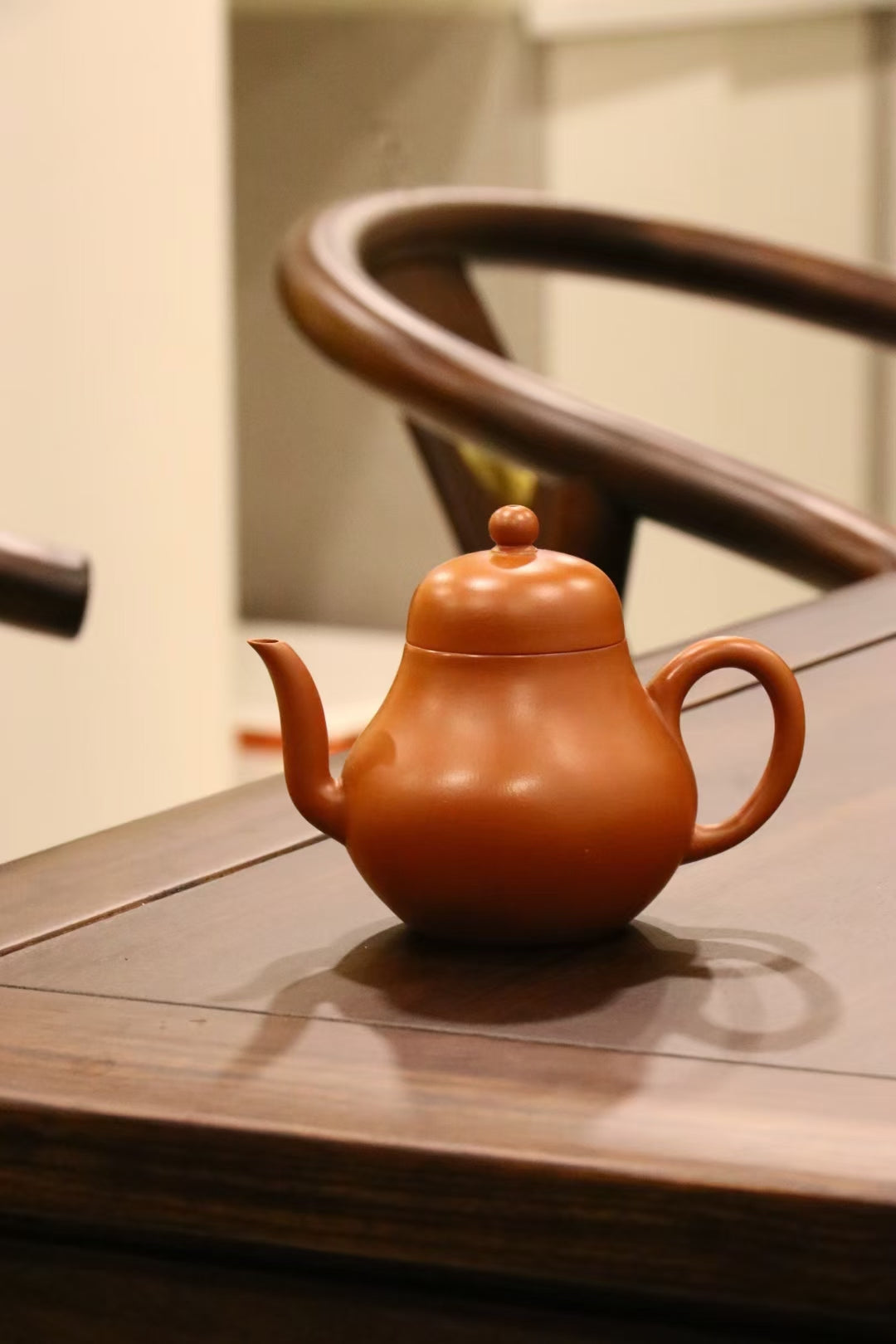 Red Clay (Zhaozhuang Zhuni) Si Ting Pot 趙莊朱泥 思亭壺