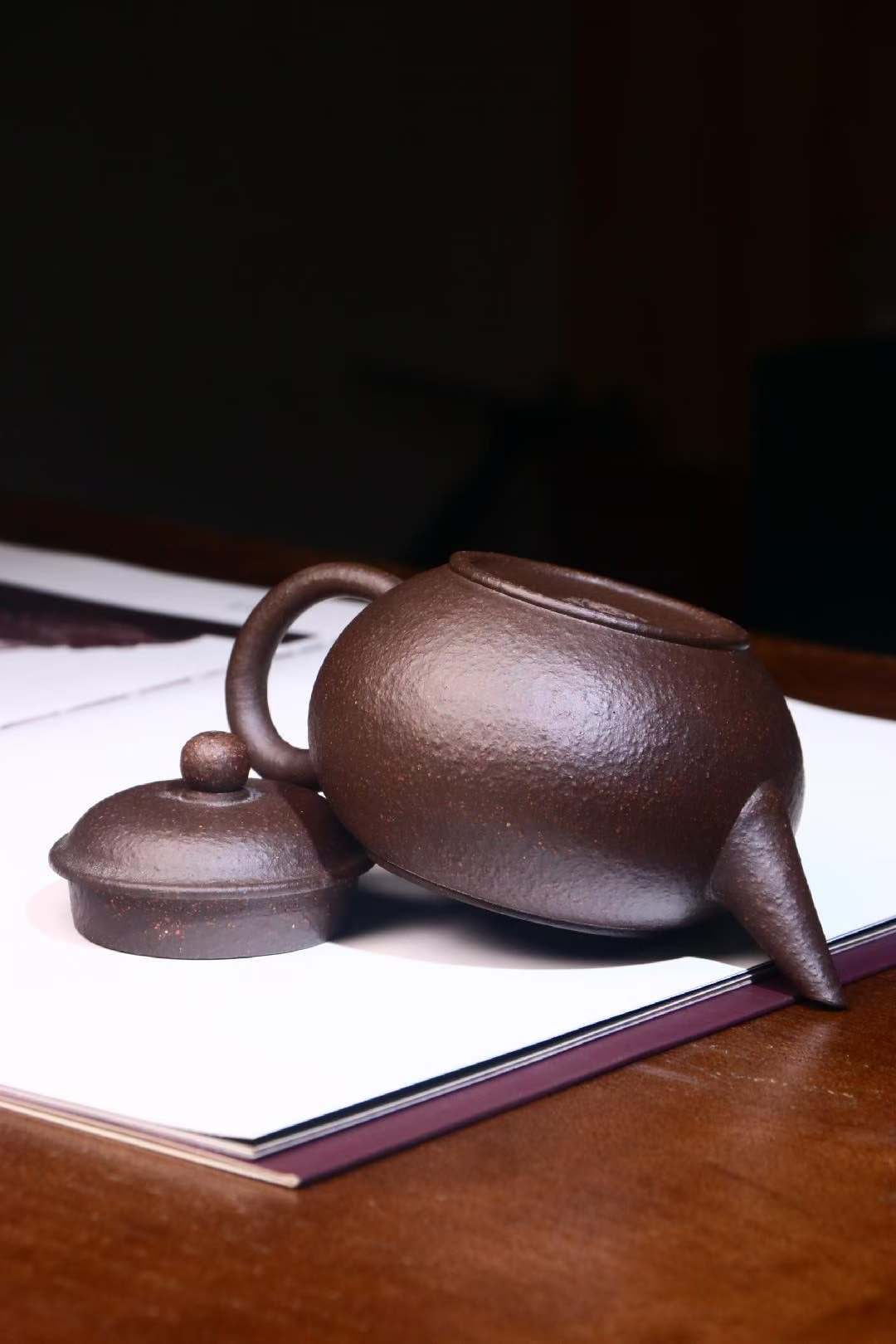 90s Shuiping Pot 90年代 紫玉金砂 水平壺