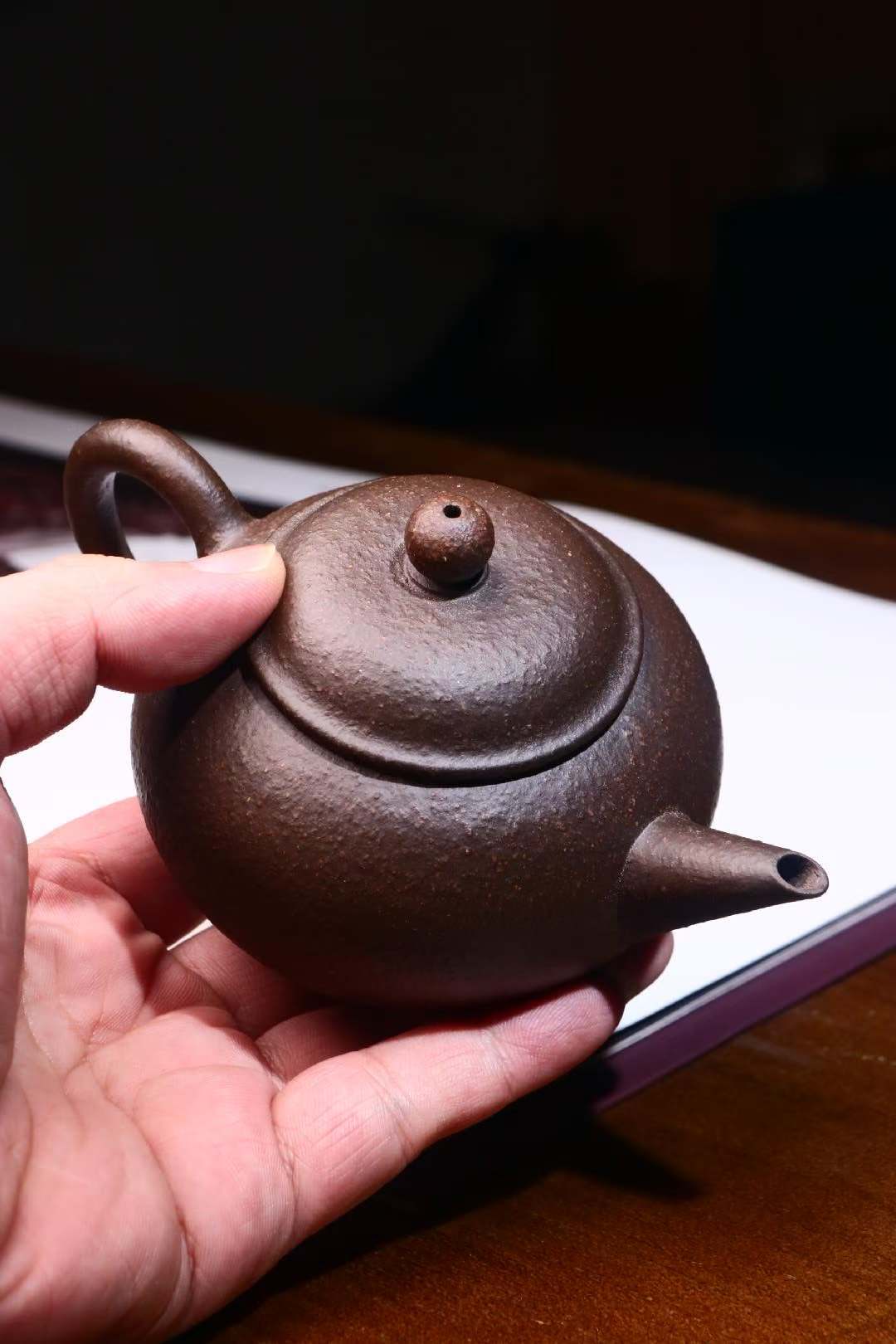 90s Shuiping Pot 90年代紫玉金砂水平壺– Buyehou Teahouse