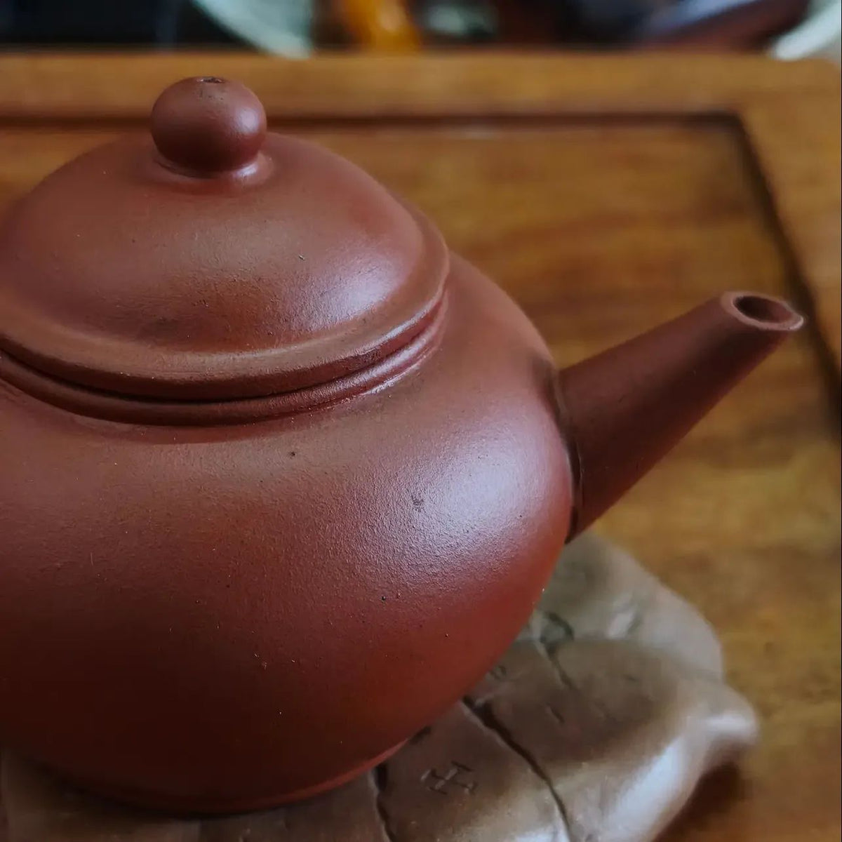 02 Old Red Clay Shuiping Pot 紅泥水平壺