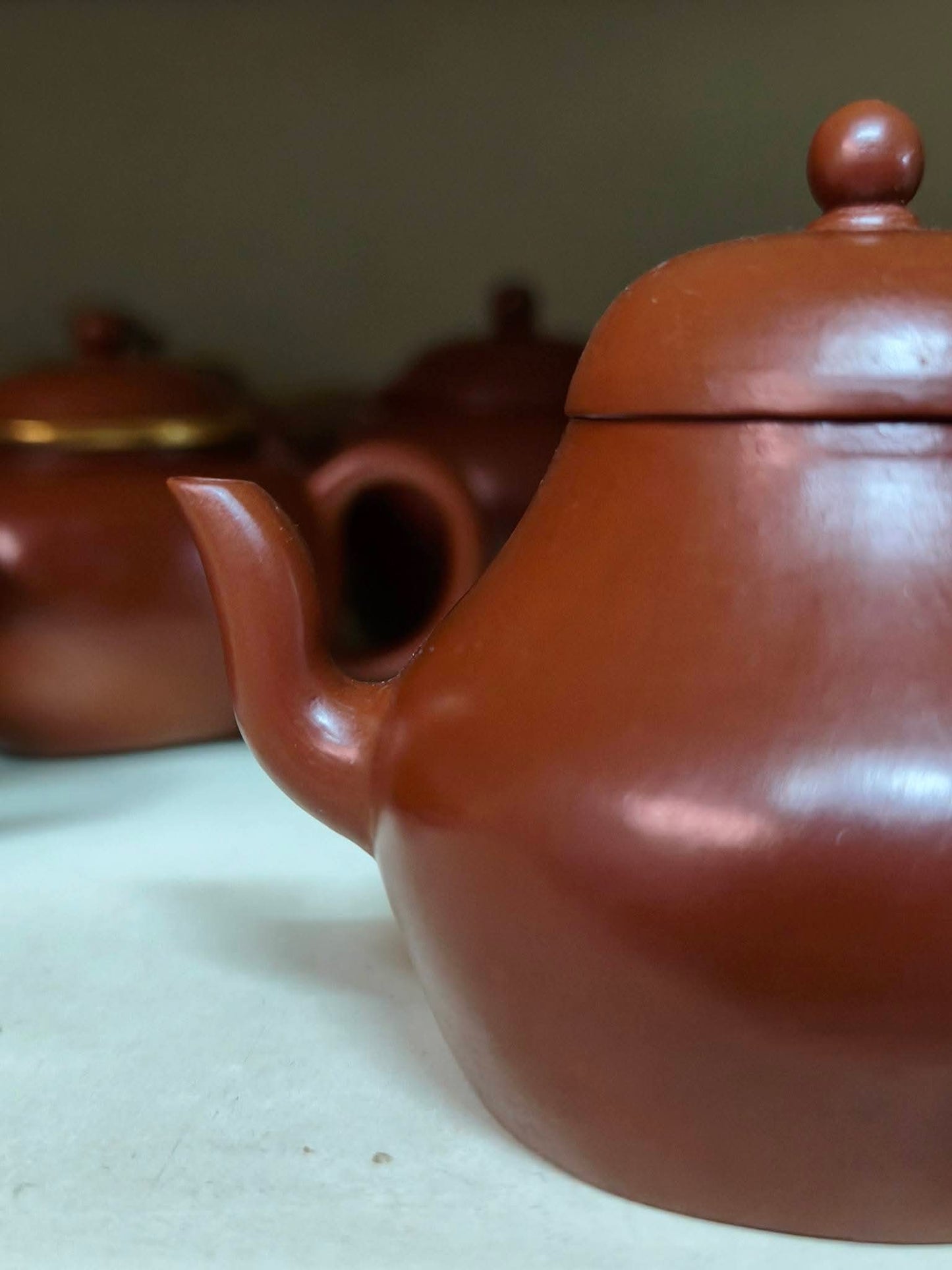 Old Red Clay Si Ting Pot 老朱泥 思婷壺