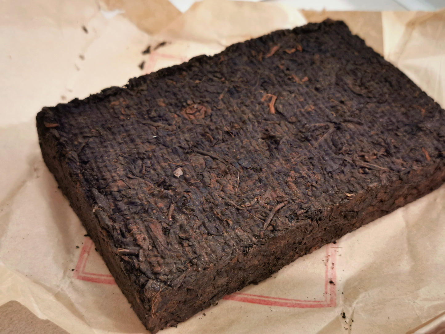 Tea: 90s Fermented Pu’er brick tea 90年代熟普茶磚