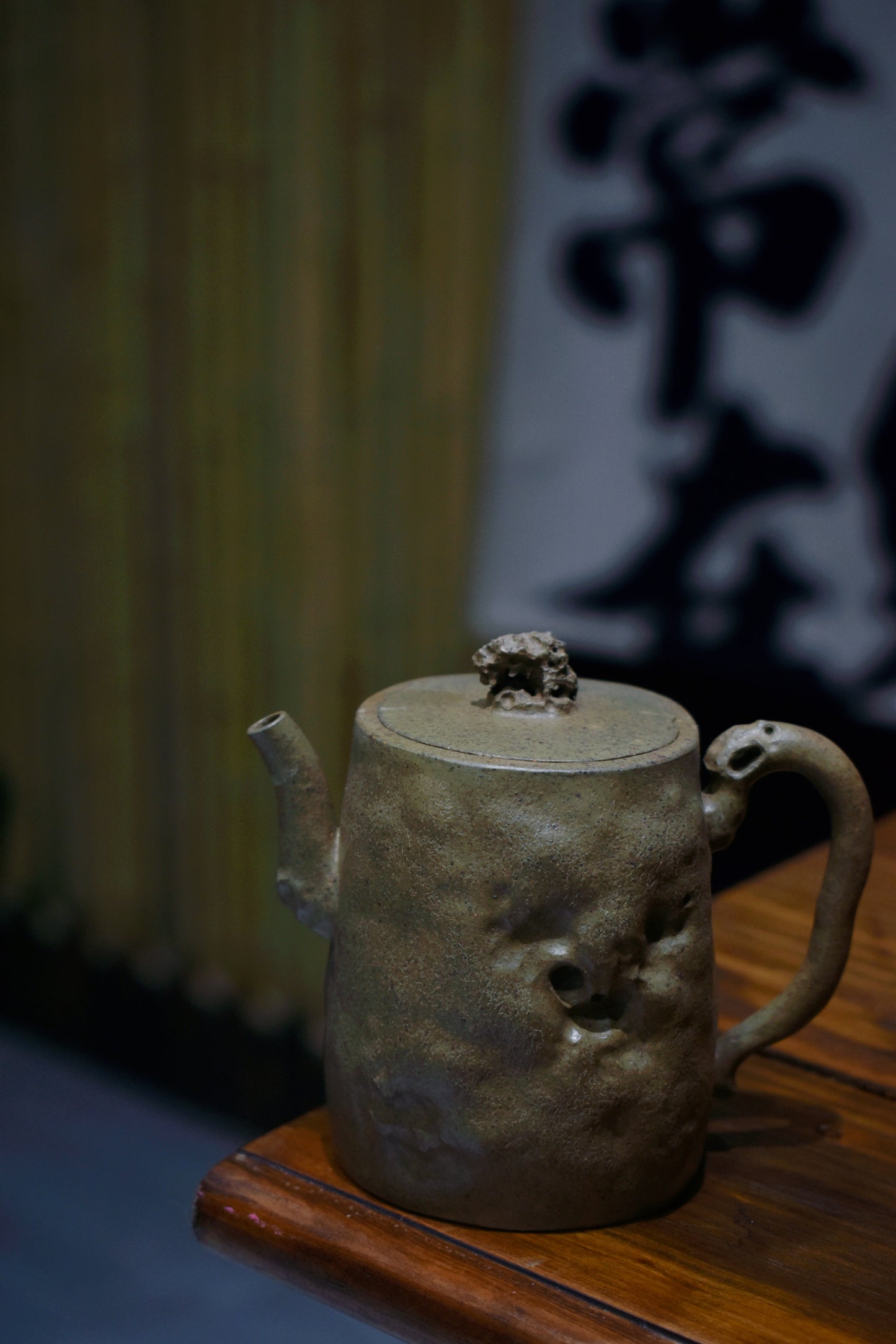 Duanni Reduction Fired - Taihu Stone Pot 段泥還原燒 太湖石壺