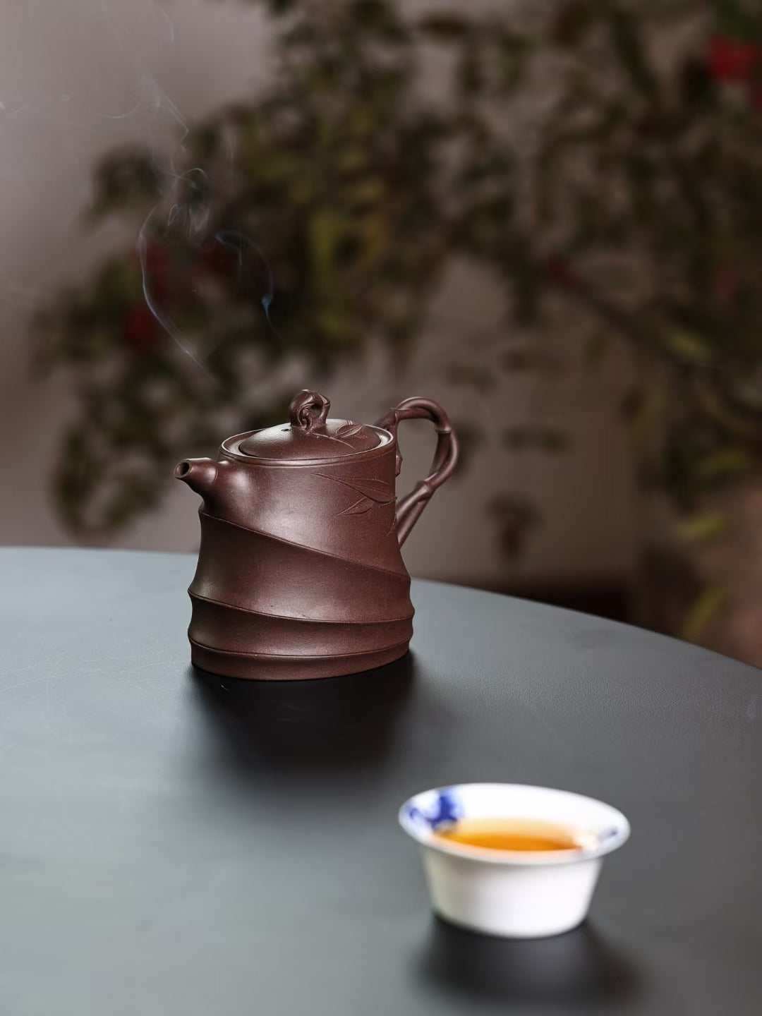 80s No.1 Factory Yixing Teapot Ting Zhu 早期廠壺 挺竹