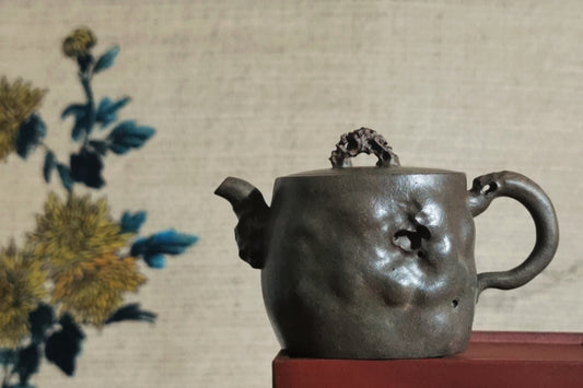 Duanni Reduction Fired - Taihu Stone Pot 段泥還原燒 太湖石壺