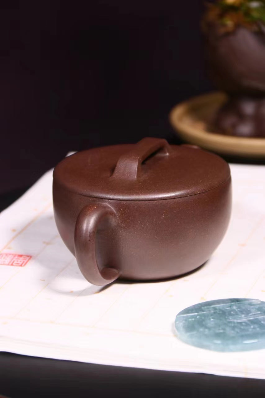 Purple Clay Bowl Shape 黑星土 大茶碗