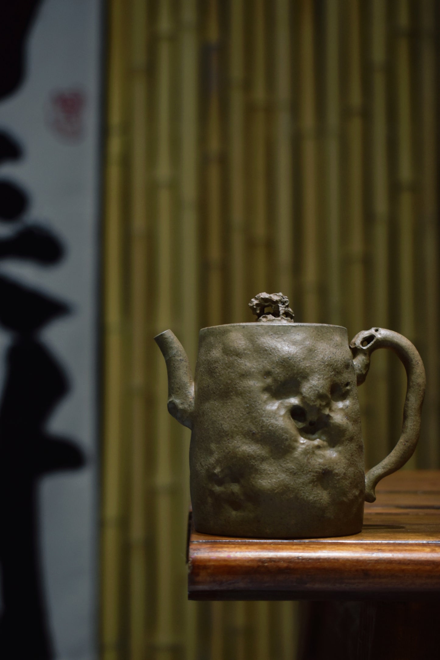 Duanni Reduction Fired - Taihu Stone Pot 段泥還原燒 太湖石壺