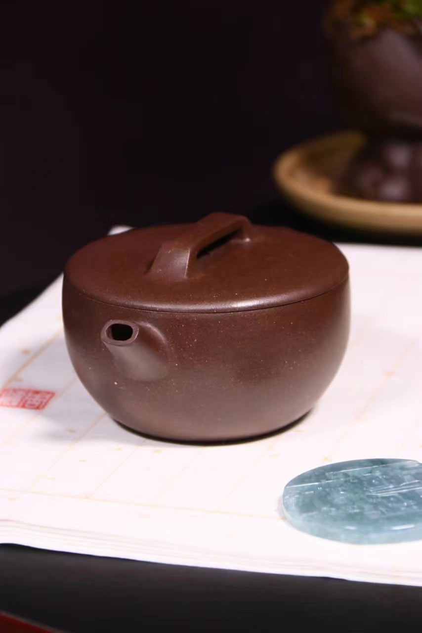 Purple Clay Bowl Shape 黑星土 大茶碗