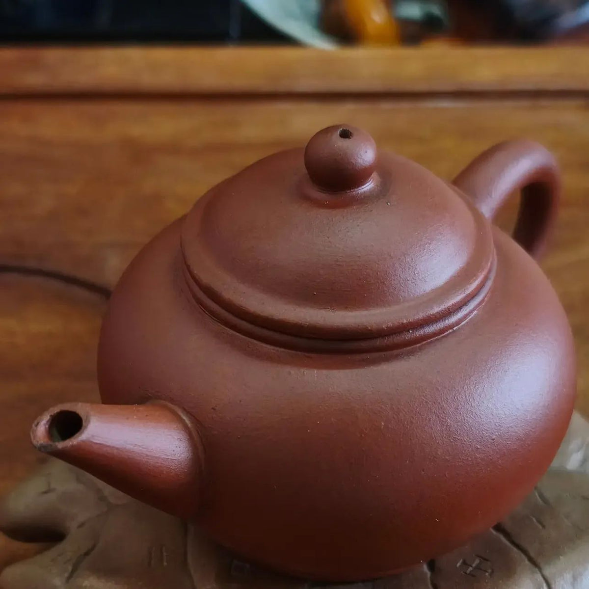 02 Old Red Clay Shuiping Pot 紅泥水平壺