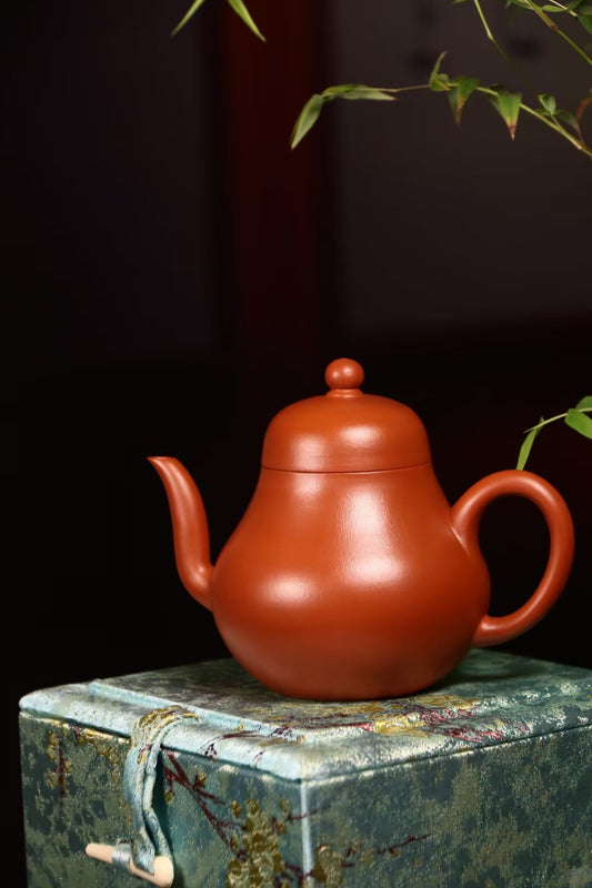 Red Clay (Zhaozhuang Zhuni) Si Ting Pot 趙莊朱泥 思亭壺