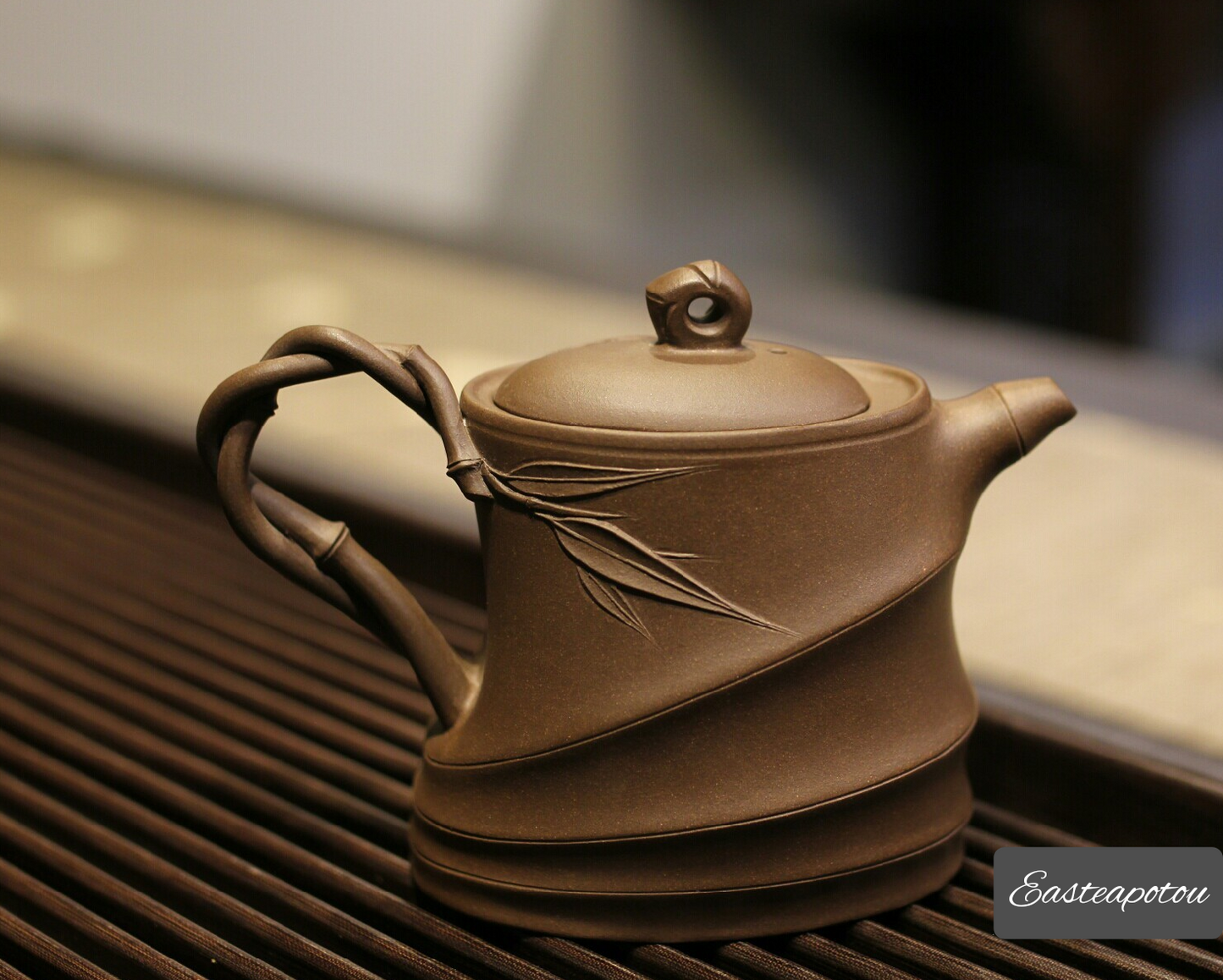 80s No.1 Factory Yixing Teapot Ting Zhu 早期廠壺 挺竹