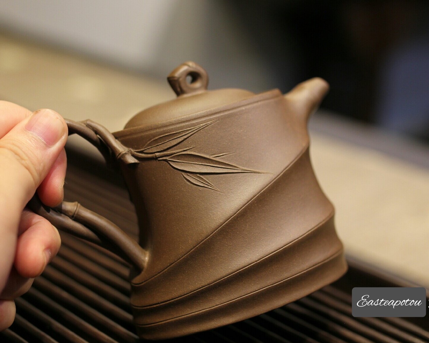 80s No.1 Factory Yixing Teapot Ting Zhu 早期廠壺 挺竹