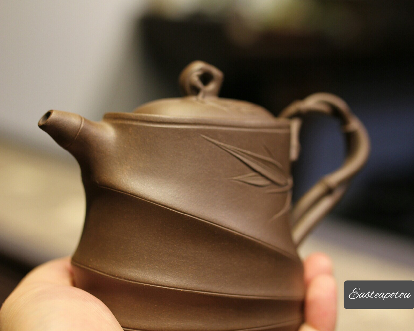 80s No.1 Factory Yixing Teapot Ting Zhu 早期廠壺 挺竹